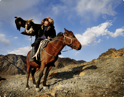Монгол на коне