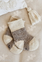 Носки детские из 100% монгольской шерсти 