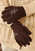 Перчатки детские из 100%  монгольской шерсти 