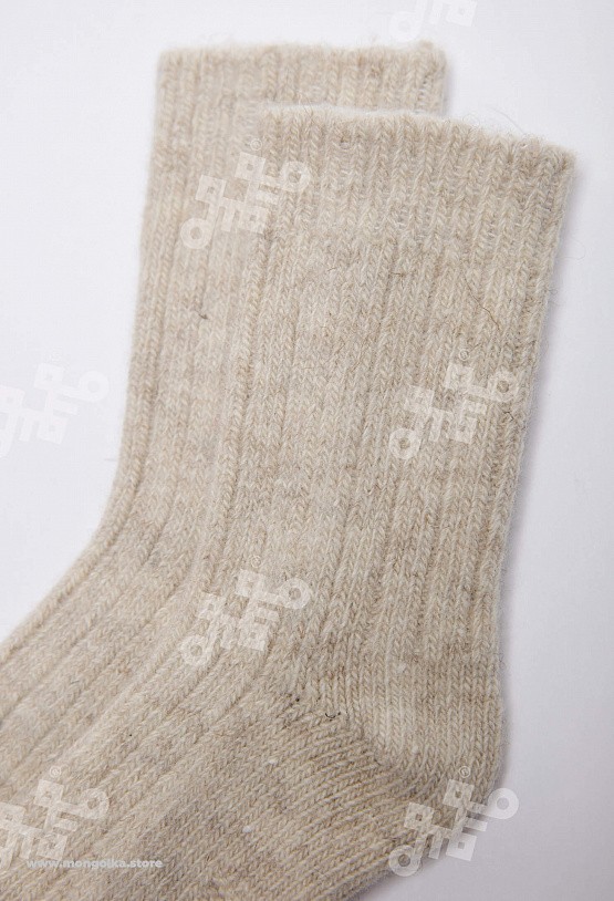 Носки детские из 100% монгольской шерсти премиум 