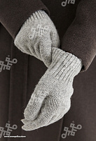 Перчатки взрослые из монгольской шерсти 
